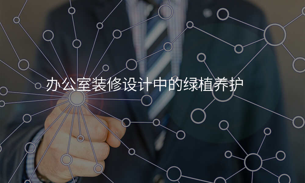 办公室装修设计中的绿植养护