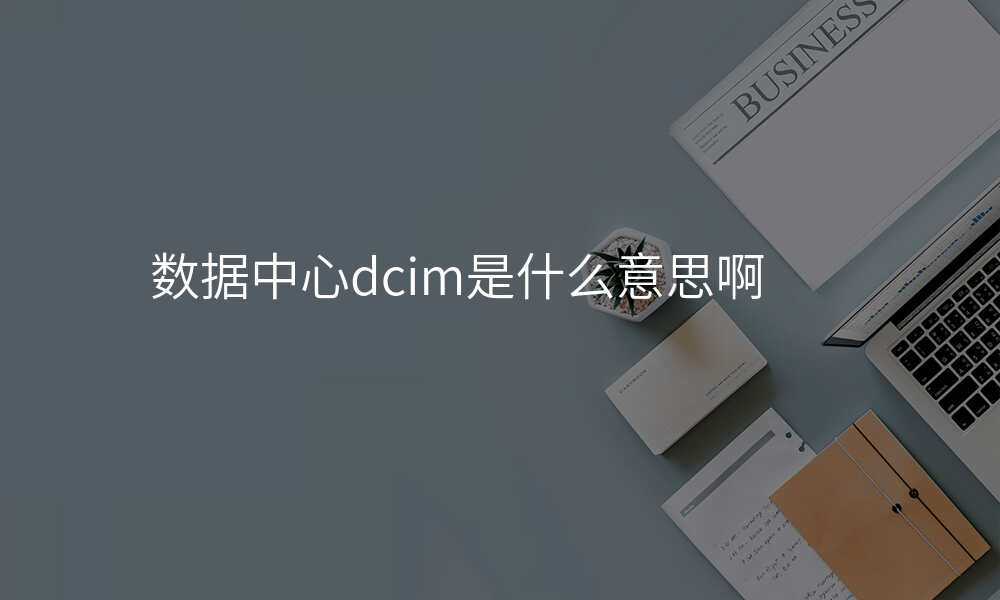 数据中心dcim是什么意思啊