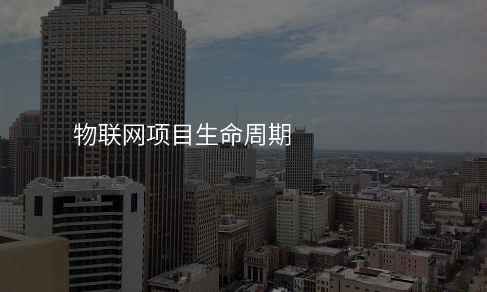 物联网项目生命周期