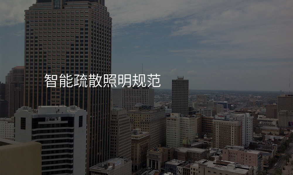 智能疏散照明规范