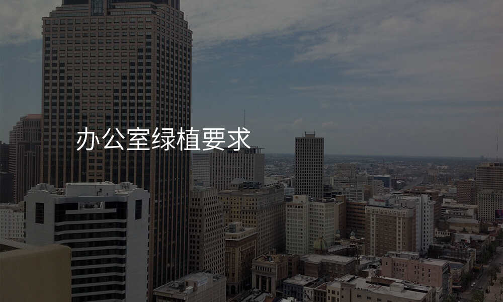 办公室绿植要求
