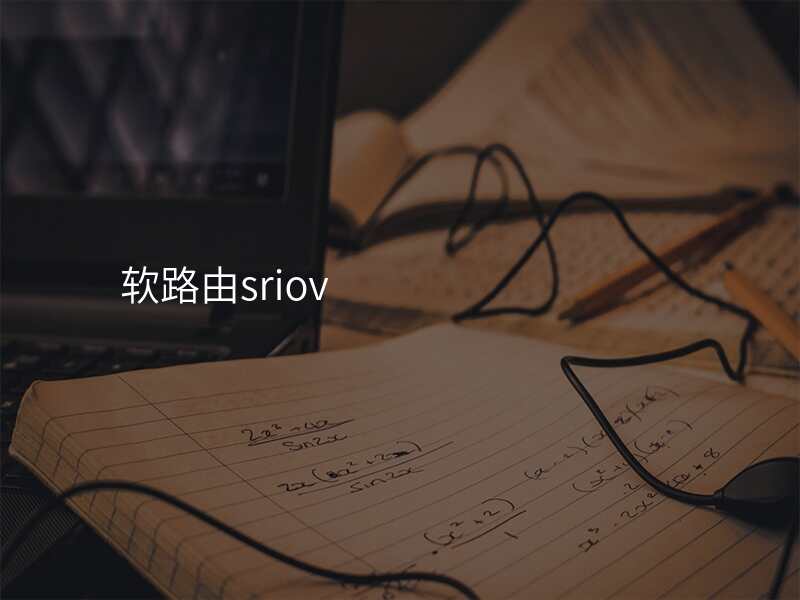 软路由sriov