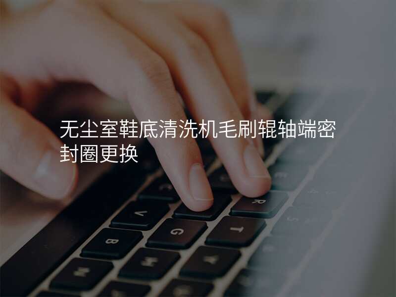 无尘室鞋底清洗机毛刷辊轴端密封圈更换