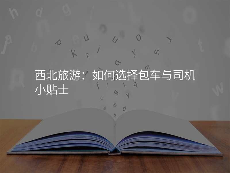 西北旅游:如何选择包车与司机小贴士