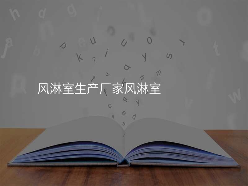 风淋室生产厂家风淋室