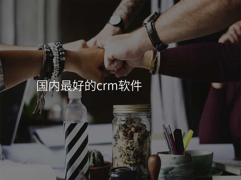 国内最好的crm软件