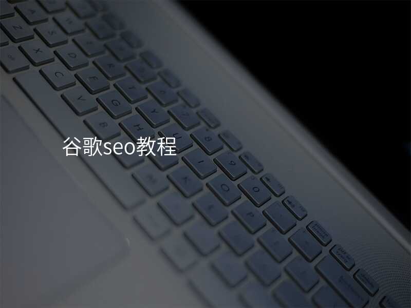 谷歌seo教程