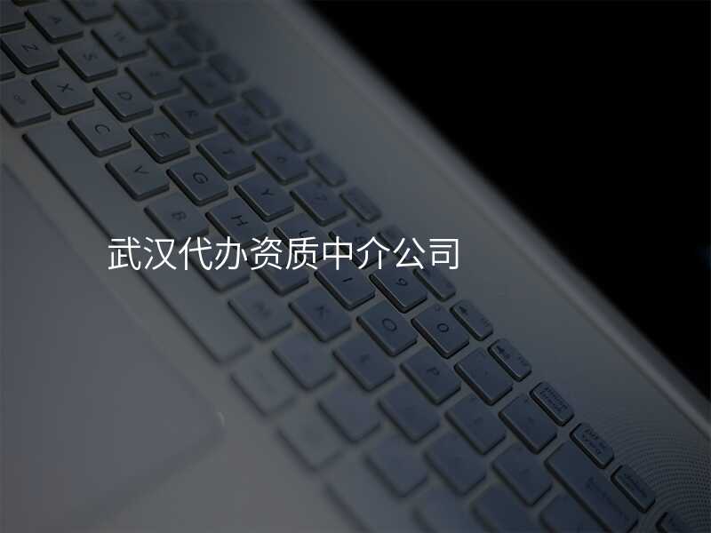 武汉代办资质中介公司