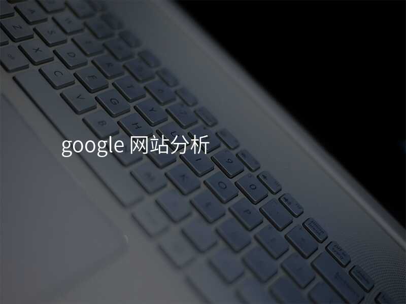 google 网站分析