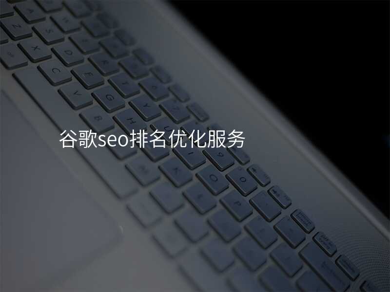 谷歌seo排名优化服务
