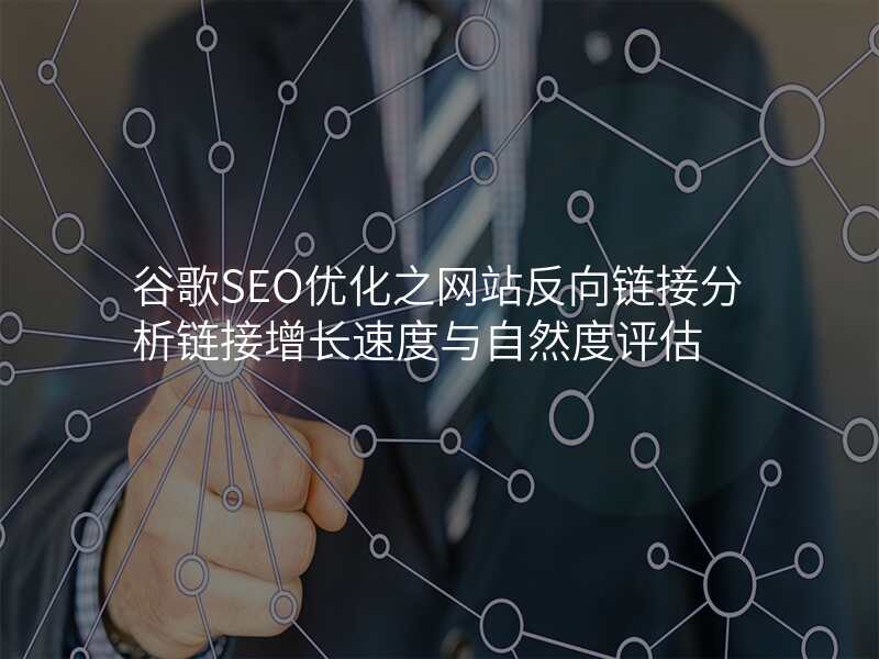 谷歌SEO优化之网站反向链接分析链接增长速度与自然度评估