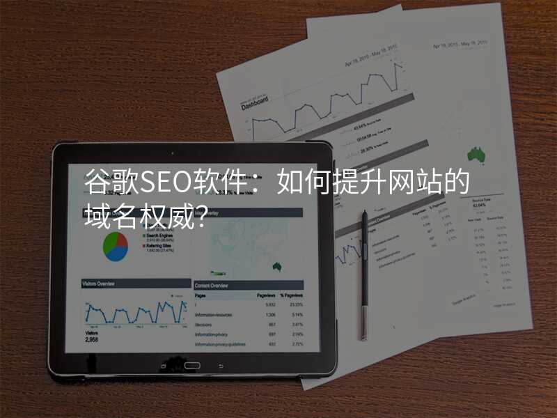 谷歌SEO软件:如何提升网站的域名权威?