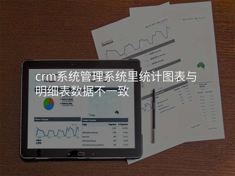 crm系统管理系统里统计图表与明细表数据不一致