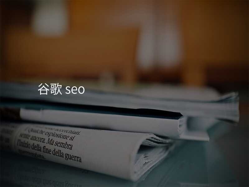 谷歌 seo
