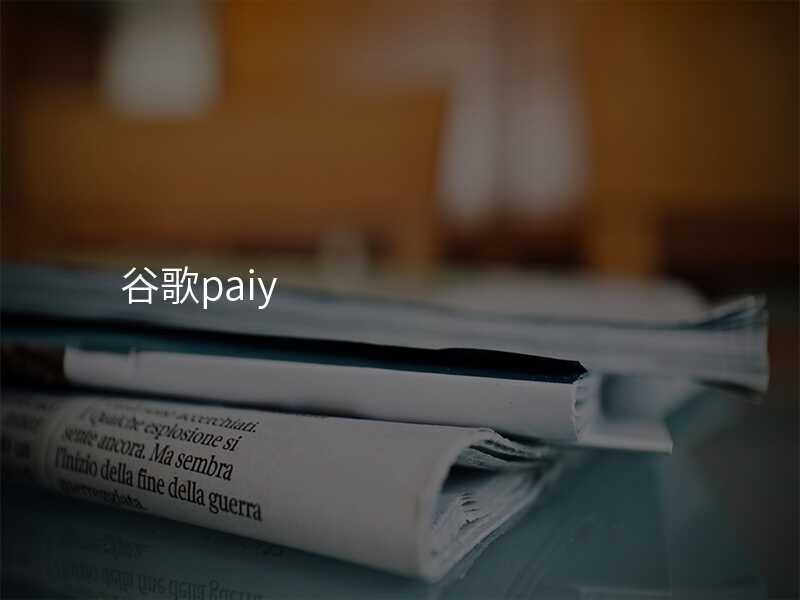 谷歌paiy