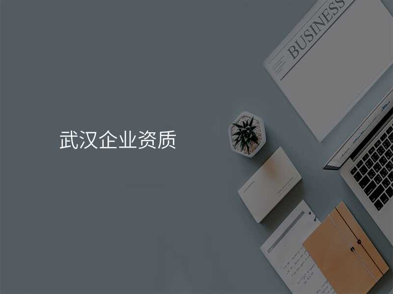 武汉企业资质
