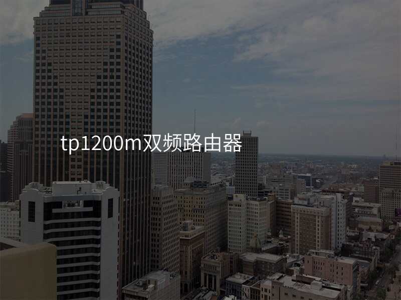 tp1200m双频路由器