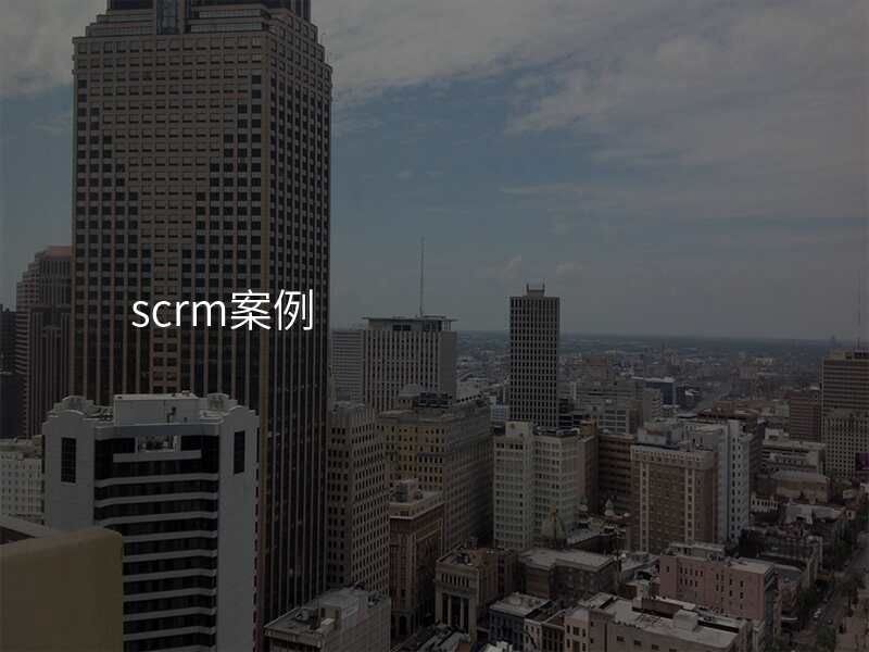 scrm案例
