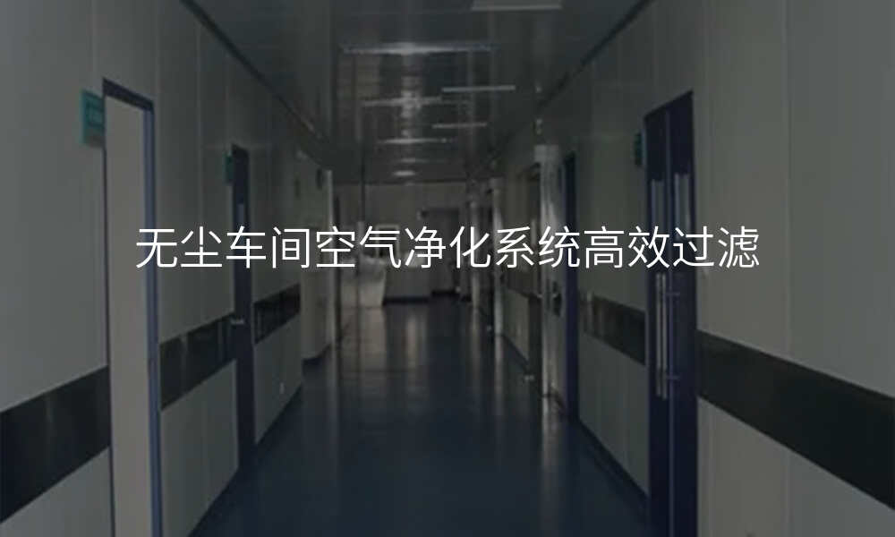 无尘车间空气净化系统高效过滤