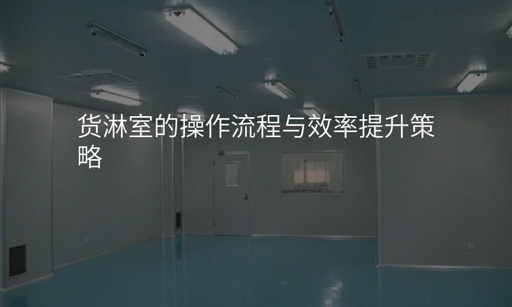 货淋室的操作流程与效率提升策略