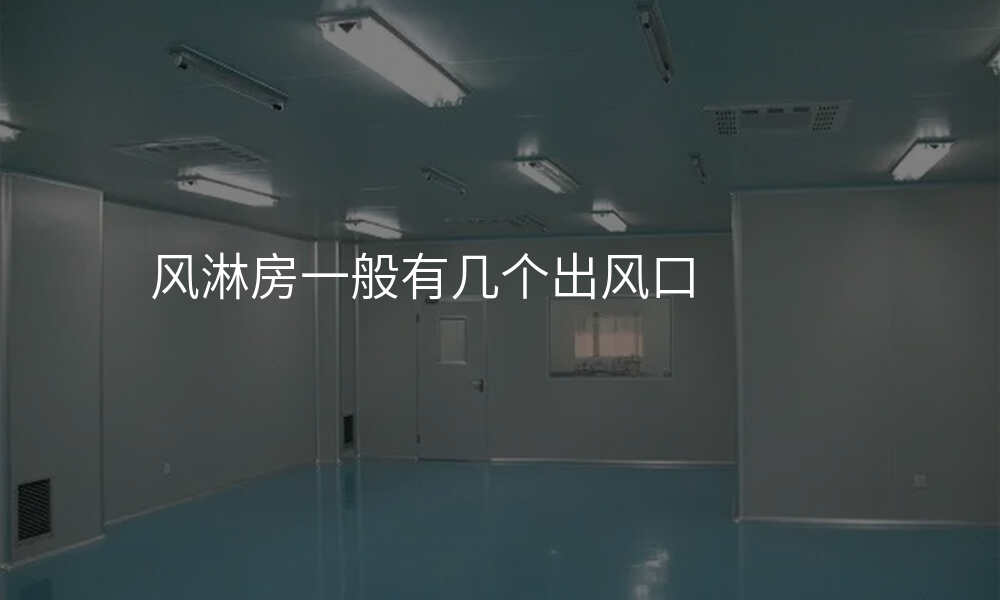 风淋房一般有几个出风口