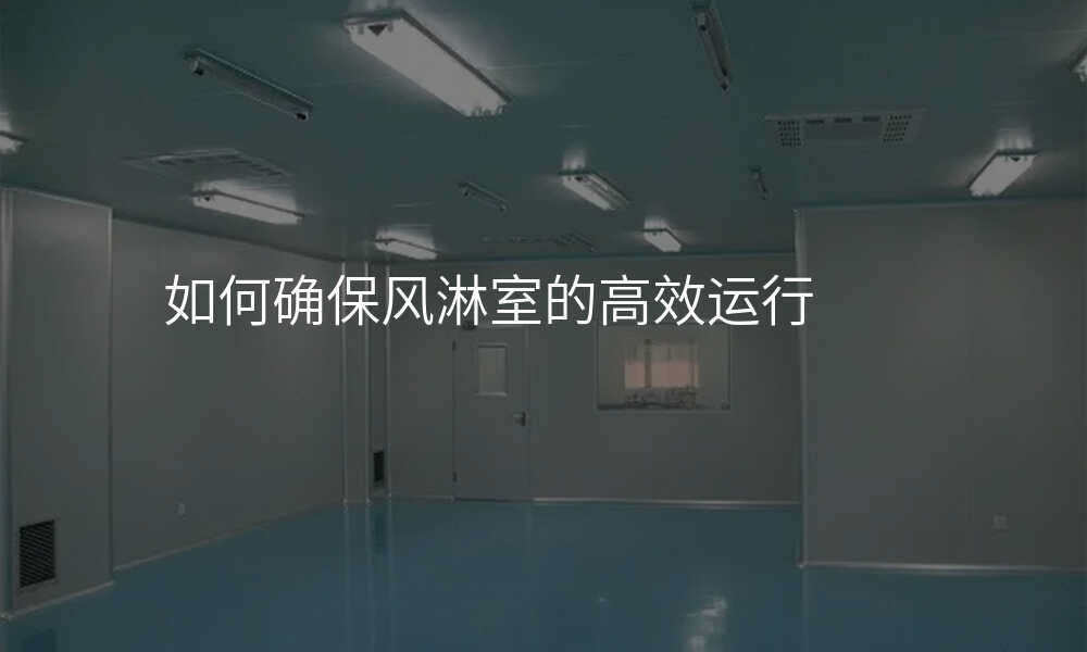 如何确保风淋室的高效运行