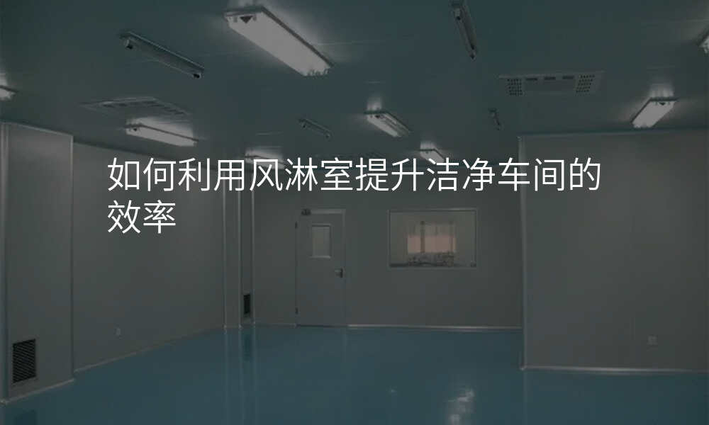 如何利用风淋室提升洁净车间的效率