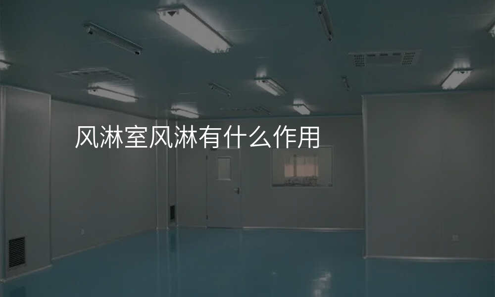 风淋室风淋有什么作用
