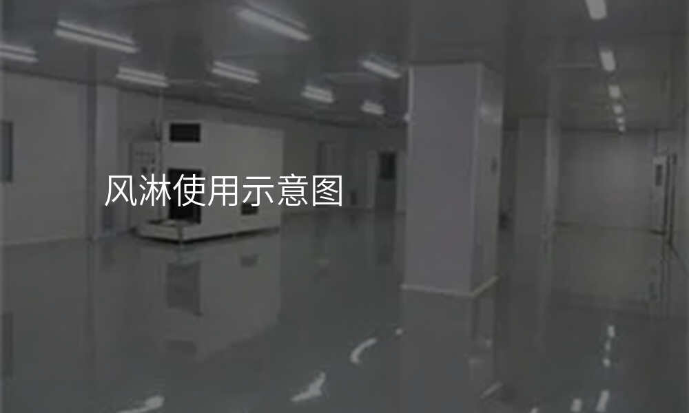 风淋使用示意图