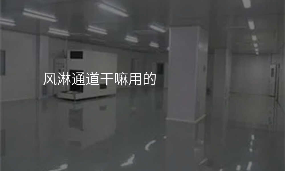 风淋通道干嘛用的