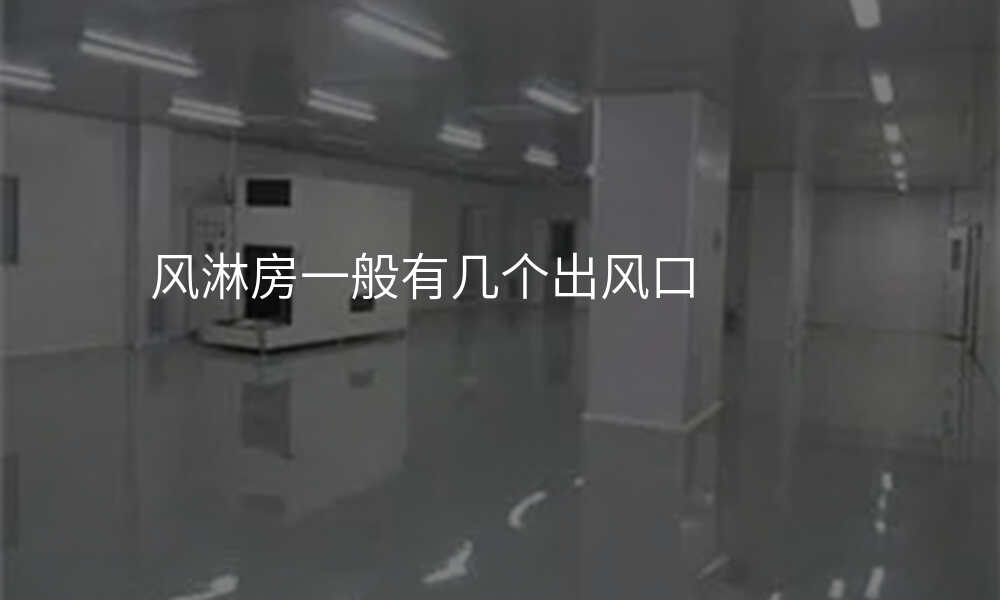 风淋房一般有几个出风口