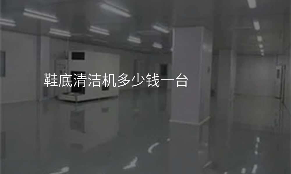 鞋底清洁机多少钱一台
