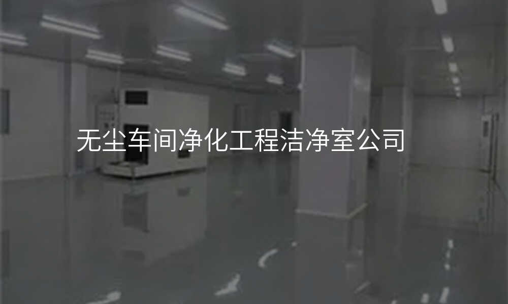 无尘车间净化工程洁净室公司