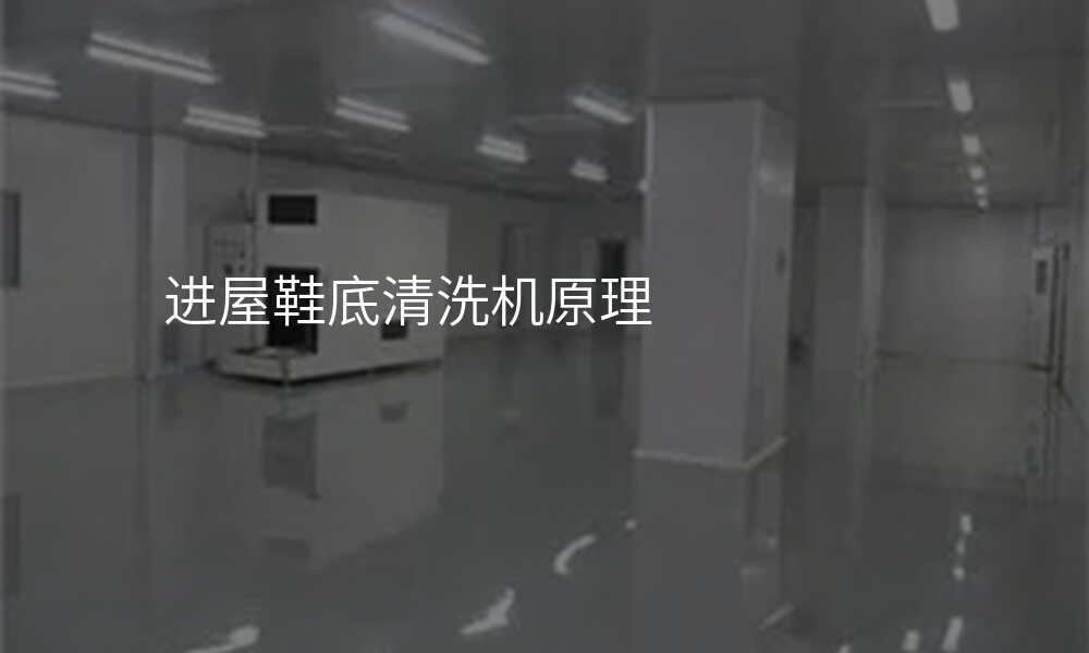 进屋鞋底清洗机原理