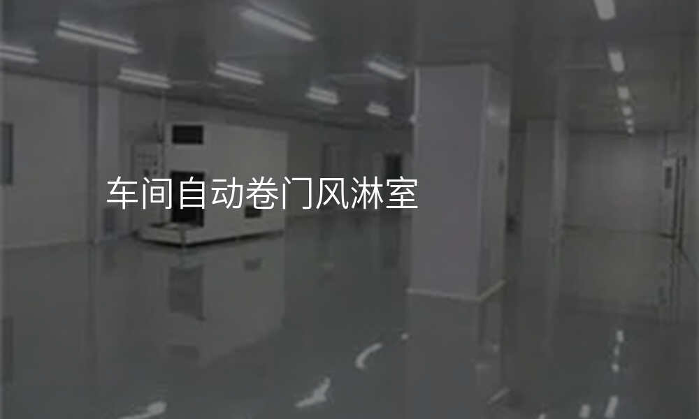 车间自动卷门风淋室