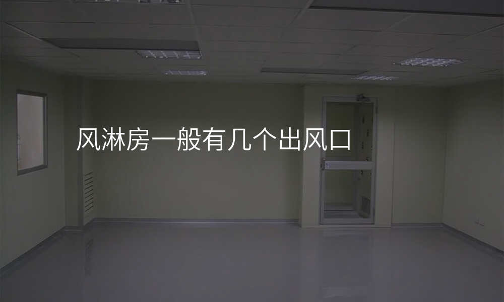 风淋房一般有几个出风口