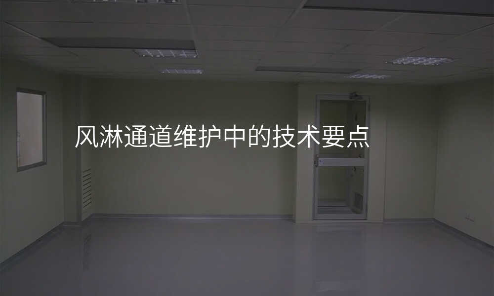 风淋通道维护中的技术要点