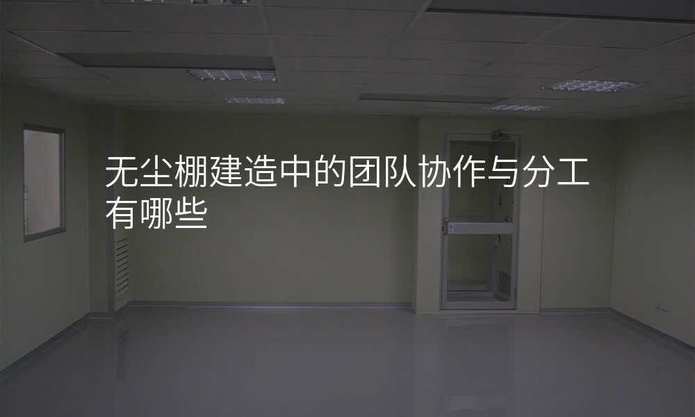 无尘棚建造中的团队协作与分工有哪些