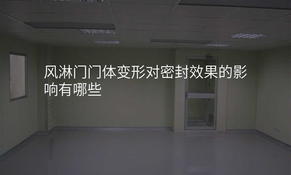 风淋门门体变形对密封效果的影响有哪些