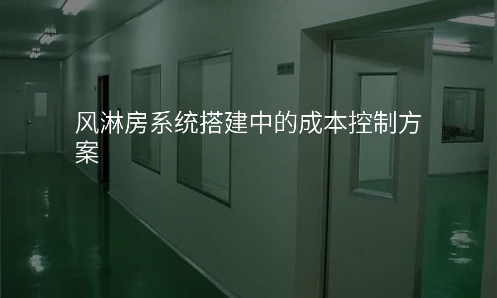 风淋房系统搭建中的成本控制方案
