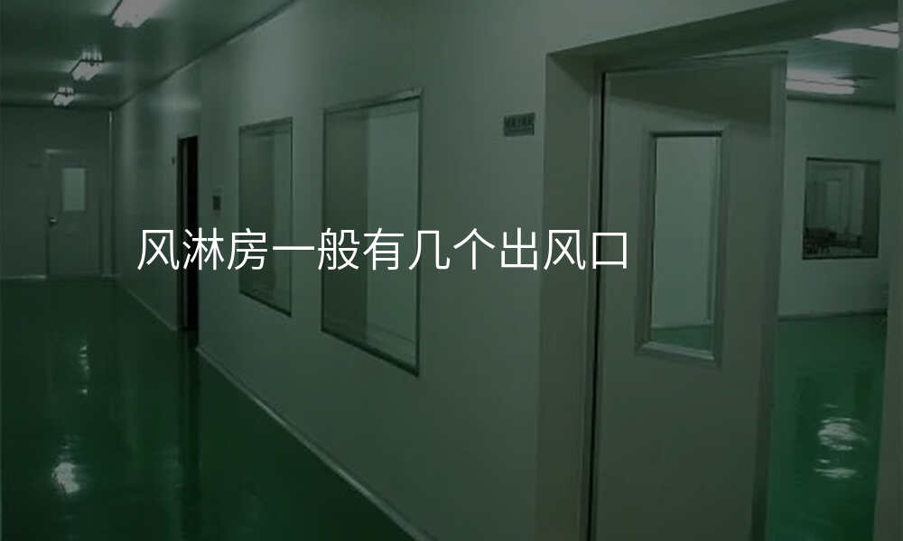 风淋房一般有几个出风口