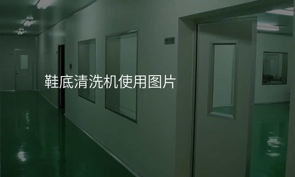 鞋底清洗机使用图片