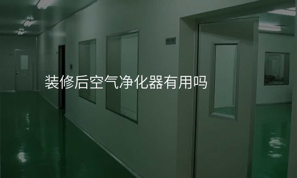 装修后空气净化器有用吗