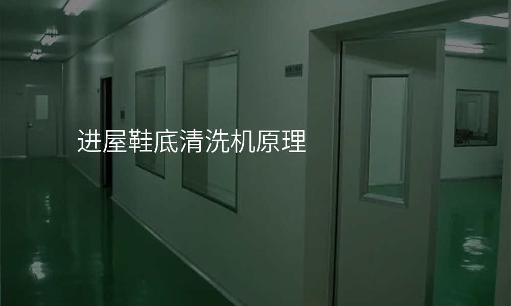进屋鞋底清洗机原理