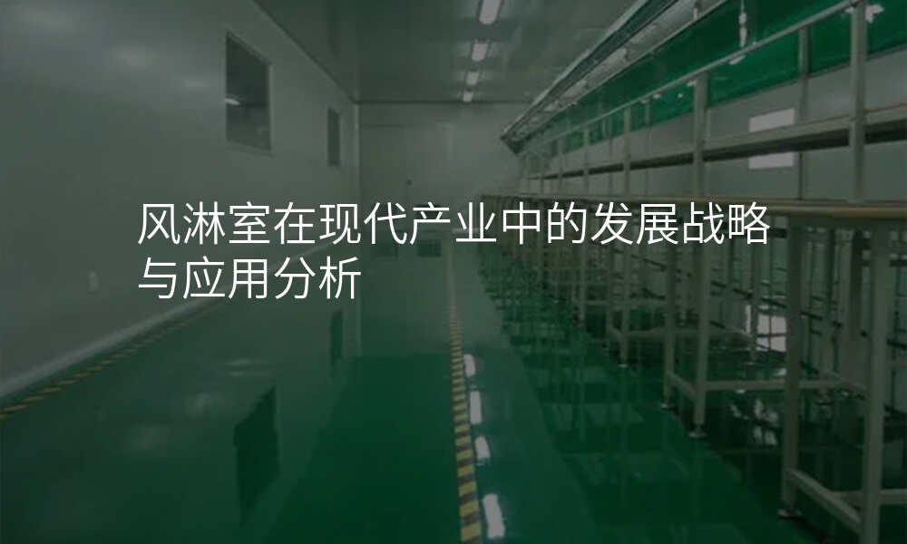 风淋室在现代产业中的发展战略与应用分析