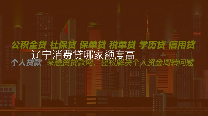 辽宁消费贷哪家额度高