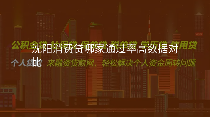 沈阳消费贷哪家通过率高数据对比