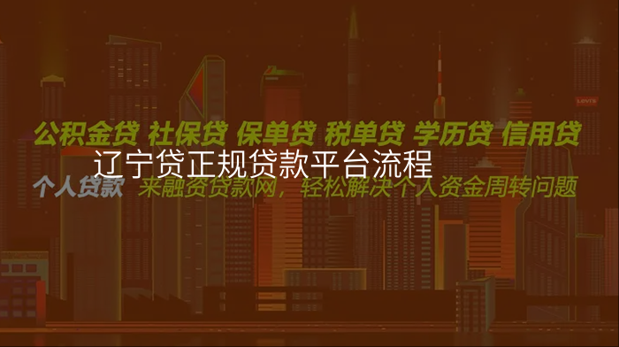 辽宁贷正规贷款平台流程