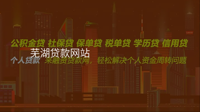 芜湖贷款网站