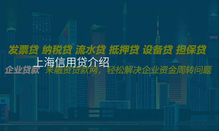 上海信用贷介绍
